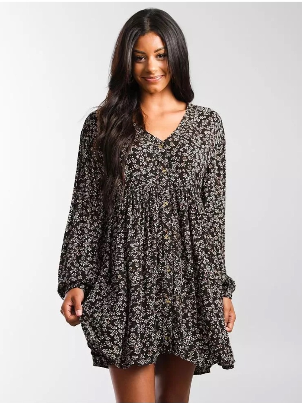 Billabong On The Way Babydoll Dress